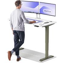 Datorgalds regulējams augstums Desktronic HomePro 829 53, 140 cm x 70 cm, 126 cm, balts krās./zaļa krās.