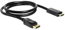 Adapteris Delock DisplayPort v1.1 to HDMI Displayport 1.1 male, HDMI, 1 m, melna krās.