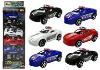 Žaislinė policijos mašina Lean Toys Veath Police, įvairių spalvų