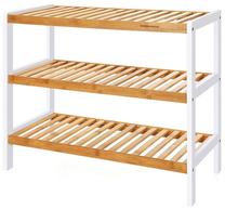 Batų dėžė Songmics, ąžuolo/balta, 70 cm x 26 cm x 55 cm