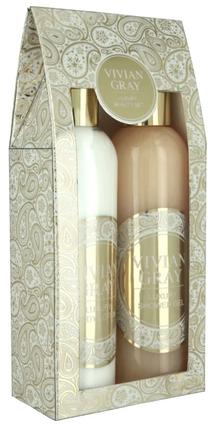 Kūno priežiūros rinkinys Vivian Gray Romance Vanilla & Patchouli, 2 vnt.