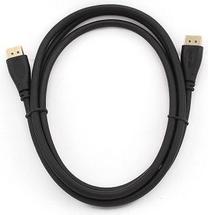 Laidas Gembird Cablexpert DisplayPort CC-DP-1M DisplayPort 1.2 Male (vyriška), DisplayPort 1.2 Male (vyriška), 1 m, juoda sp.