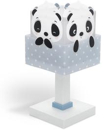 Galda stāvlampas Dalber Panda Blue, E14, 8W, zila krās./balta krās./balta krās.