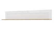 Sieninė lentyna IWG-SLSB4335, balta sp., 27 cm x 150 cm x 20 cm