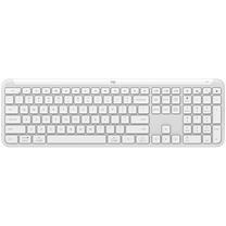 Belaidė kompiuterio klaviatūra Logitech K950 Signature Slim 920-012466, EN, balta sp.
