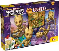 Пазл 2in1 Lisciani Marvel Guardians Of The Galaxy, 35 см x 50 см, 250 шт., многоцветный
