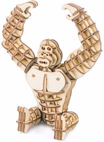 Puidust 3D pusle Gerardo's Toys Gorilla, 105 tk