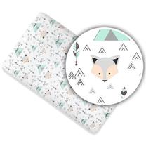 Paklodė Ankras Fox, balta sp./mėtinė (mint) sp., 60 x 120 cm, su guma