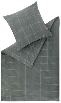 Gultas veļas komplekts Esprit Check, pelēka krās., 80 x 80 cm, 155 x 220 cm