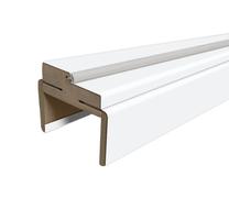Durvju aploda Domoletti, 207 cm x 8 - 10 cm x 3.2 cm, balta krās.