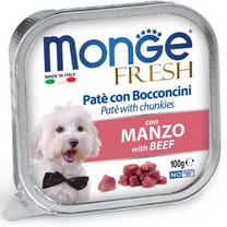 Влажный корм для собак Monge Fresh Pate With Beef, говядина, 0.1 кг