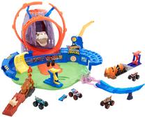 Автомобильная трасса Mattel Hot Wheels Monster Trucks T-Rex Volcano Arena GYL14, многоцветный