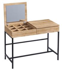 Kosmetinis staliukas Kalune Design Linda 793ELG4101, ąžuolo sp./juoda sp., 74 cm x 45 cm x 100 cm