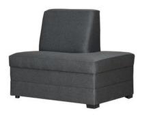 Modulinė sofa Bodzio Alka/Karmona, pilka sp., 95 x 76 cm x 86 cm