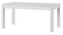 Valgomojo stalas išskleidžiamas Szynaka Meble, baltas, 160 cm x 90 cm x 76 cm
