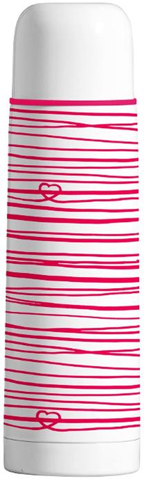 Termosas Ambition Love, 0.5 l, balta sp./raudona sp.