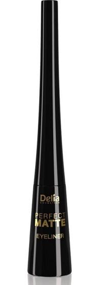 Acu laineris Delia Cosmetics Perfect Matte, 4 ml, brūna krās.