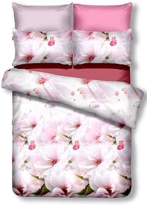 Patalynės užvalkalų komplektas DecoKing Emerald, rožinis, 135 x 200 cm