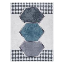 Ковер комнатные Mark Arlen Rhombus, белый цв./синий цв./серый цв., 220 см x 160 см