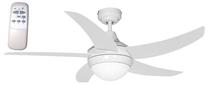 Šviestuvas ventiliatorinis SC52-WHT-N5W1DIS, 2×40 W, E14, balta sp., E14, 40 W Prekė su pažeista pakuote.