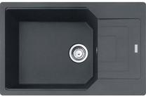 Virtuves izlietne Franke Urban UBG 611-78XL, granīts, 78 cm x 50 cm x 22 cm, onyx krās.
