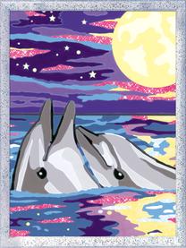 Картина по номерам Ravensburger Dolphins, многоцветный