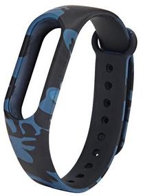 Ремешок Hurtel, Camouflage Xiaomi Mi Band 4 / Mi Band 3, синий цв.