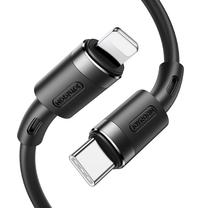 Telefono įkroviklis Joyroom, 1 x USB-C/1 x Lightning, 120 cm, juoda sp., 20 W