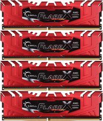 Operatyvioji atmintis (RAM) G.SKILL Flare X F4-2400C15Q-64GFXR, DDR4, 64 GB, 2400 MHz