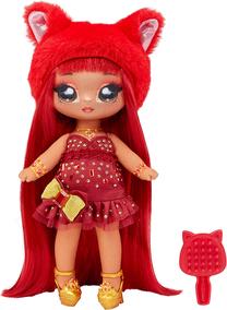 Кукла MGA Na! Na! Na! Surprise Sweetest Gems Ruby Frost 582489, 19 см, красный цв.