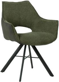 Valgomojo kėdė Home4you Eddy, pilka sp., 62 cm x 60 cm x 81.5 cm