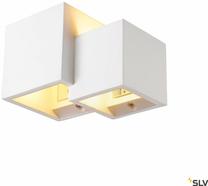 Valgusti seinale SLV Plastra, G9, 2 x 15 W, valge v. / valge v.