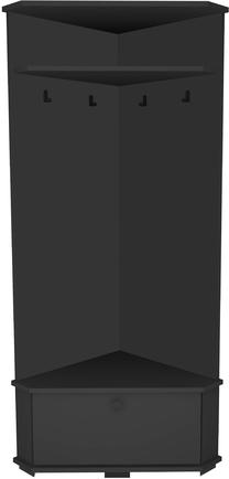 Drēbju pakaramais ar plauktu Kalune Design Aselna 550ARN1328, 83.4 cm, antracīta krās.