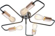 Lampa griesti Candellux Herpe 35-66930, E27, 5 x 60 W, vara krās./melna krās. / melna krās.