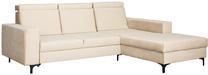 Kampinė sofa - lova Bodzio Sydney TSYNP-P14, smėlio sp., dešininė, 195 x 257 cm x 92 cm