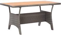 Dārza galds VLX Garden Table, pelēka krās., 130 cm x 70 cm x 66 cm