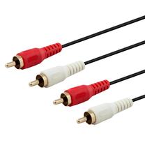 Кабель Savio CLS-16 RCA - RCA RCA male x 2, RCA male x 2, 5 м, черный цв.