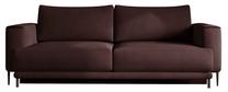 Sofa Dalia Velvetmat 22, tamsiai ruda sp., 95 x 260 cm x 90 cm