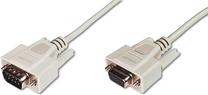 Kabelis Assmann AK-610203-050-E DSUB / DSUB DSUB 9-pin, DSUB 9-pin, 5 m, gaiši brūna krās.