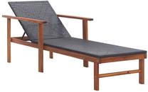 Lauko gultas VLX Sun Lounger 48706, ruda sp.