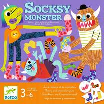 Atmiņas (memo) spēle Djeco Socksy Monster DJ08526