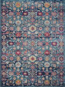 Ковер комнатные Conceptum Hypnose Vintage 7654, синий цв., 200 см x 100 см