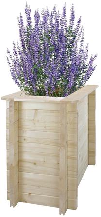 Gėlių vazonas Timbela M611-1, mediena, 38 cm x 58 cm, Ø 45 cm, medžio sp.