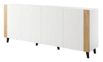 Komoda Cama Meble Faro, ąžuolo sp./balta sp., 82 cm x 42 cm x 200 cm