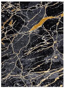 Ковер комнатные Hakano Mosse Marble 3, золотой цв./черный цв./серый цв., 370 см x 280 см