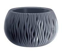 Puķu pods Prosperplast Sandy Bowl DSK290, plastmasa, Ø 29 cm, pelēka krās.