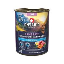 Šlapias šunų maistas Ontario Adult Pate, ėriena, 0.8 kg