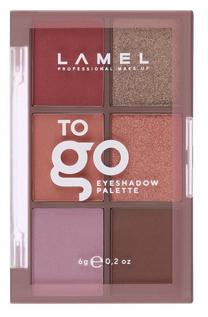 Akių šešėliai Lamel To Go, 6 g, ruda sp./aukso sp./rožinė sp. 404