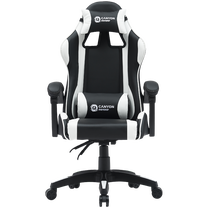 Игровой стул Canyon Core SGCH2, 54 x 49 x 127 см, белый цв./черный цв.