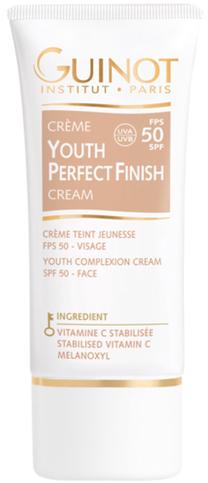 Skystas makiažo pagrindas Guinot Youth Perfect Finish Golden, SPF 50, aukso sp., 30 ml